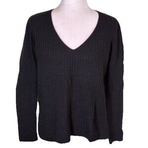 Banana Republic Women’s Office Causal Quiet Luxury Minimalist Wool Sweater Sz Lg